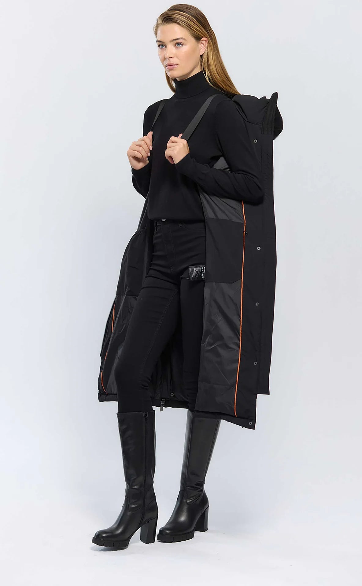 HOLLIES DUNJACKA BROOKLYN BLACK