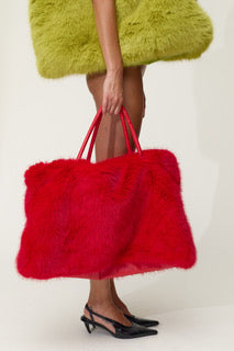 HOLLIES FAUX FUR VÄSKA