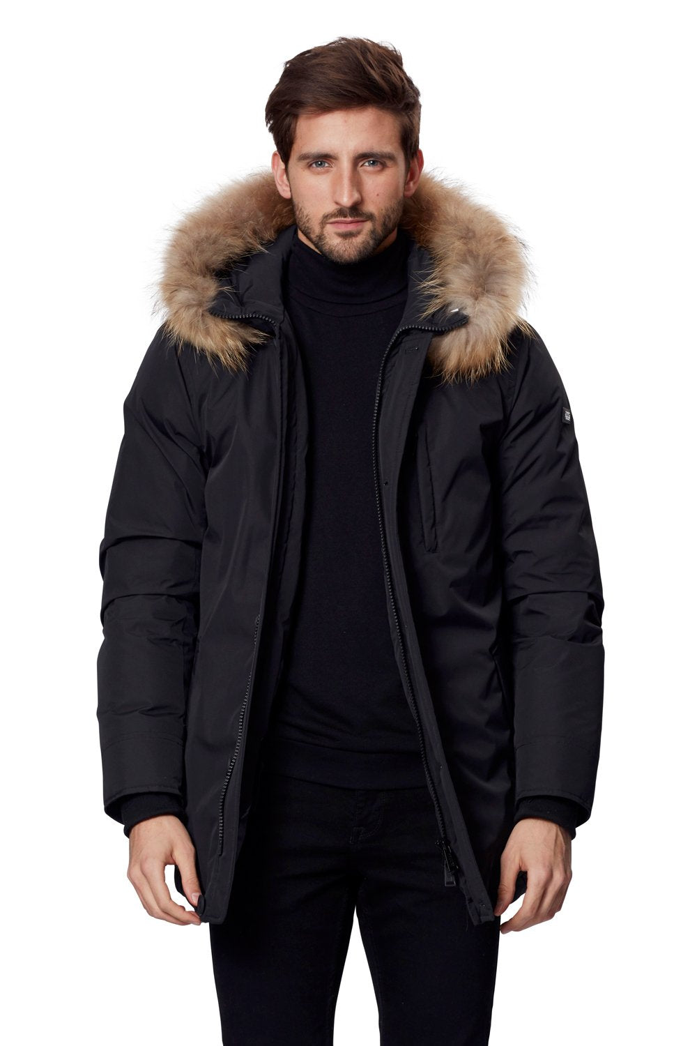 HOLLIES Calgary Men Black/Natur