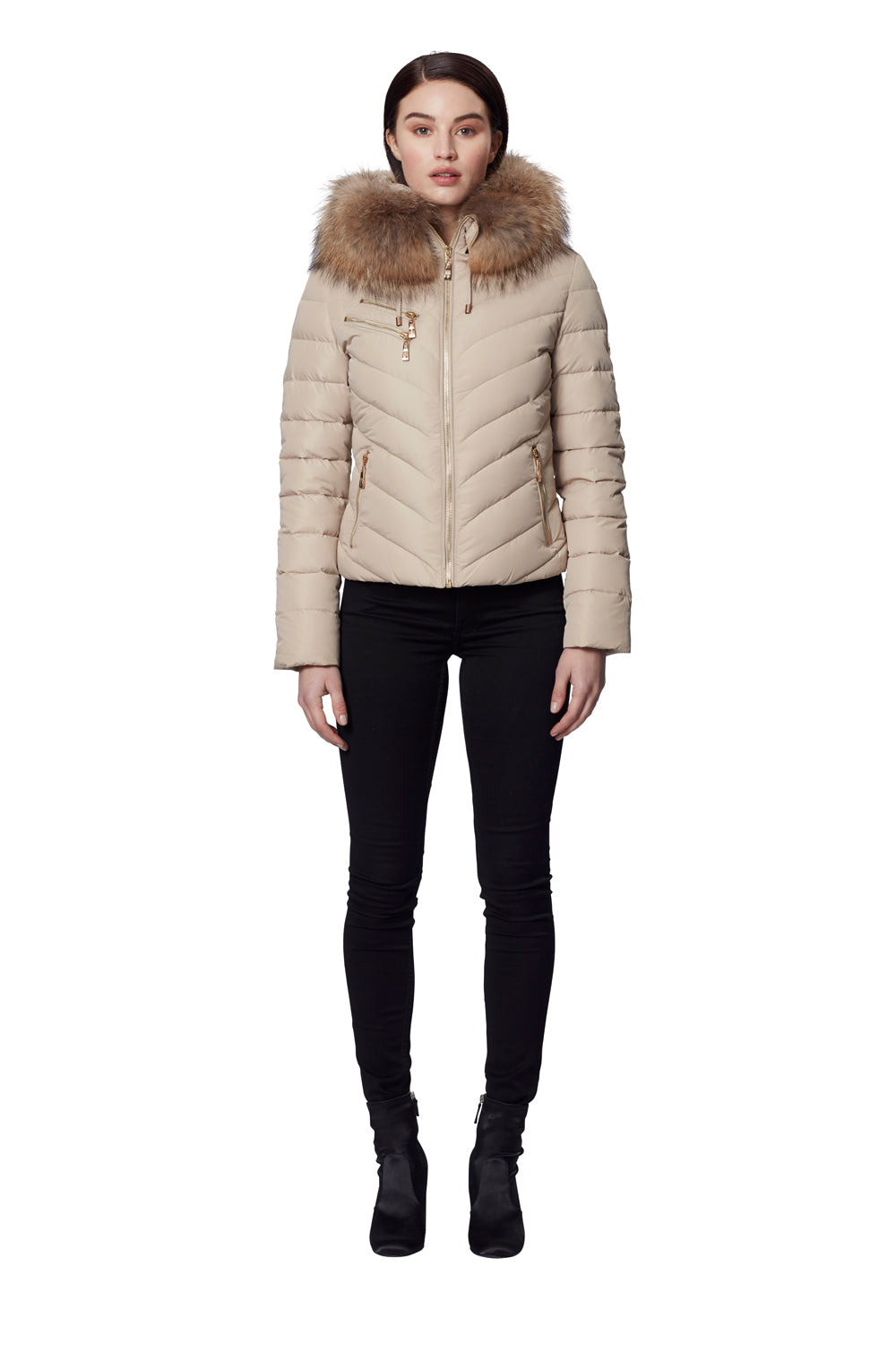 HOLLIES Chatel Jacka Beige Natur