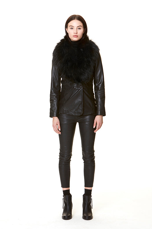 HOLLIES Collar Big Svart