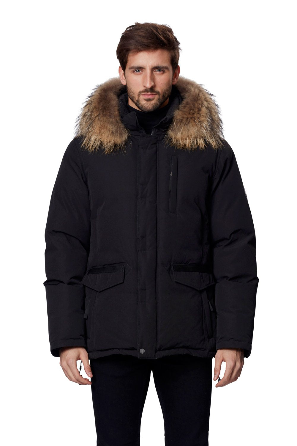 HOLLIES Daniel Men Svart/Natur