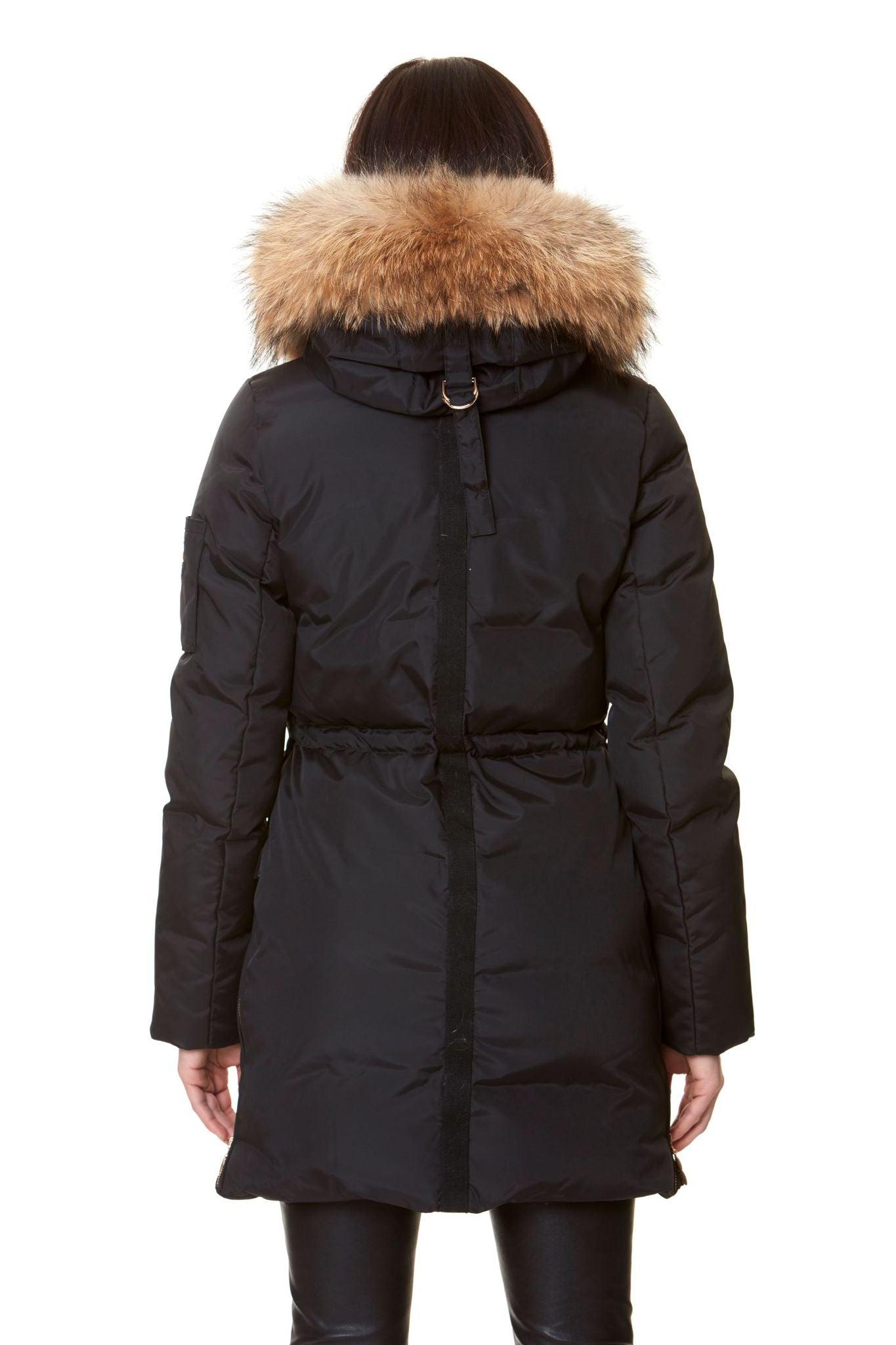 HOLLIES Les Arcs Jacka Svart/Natur