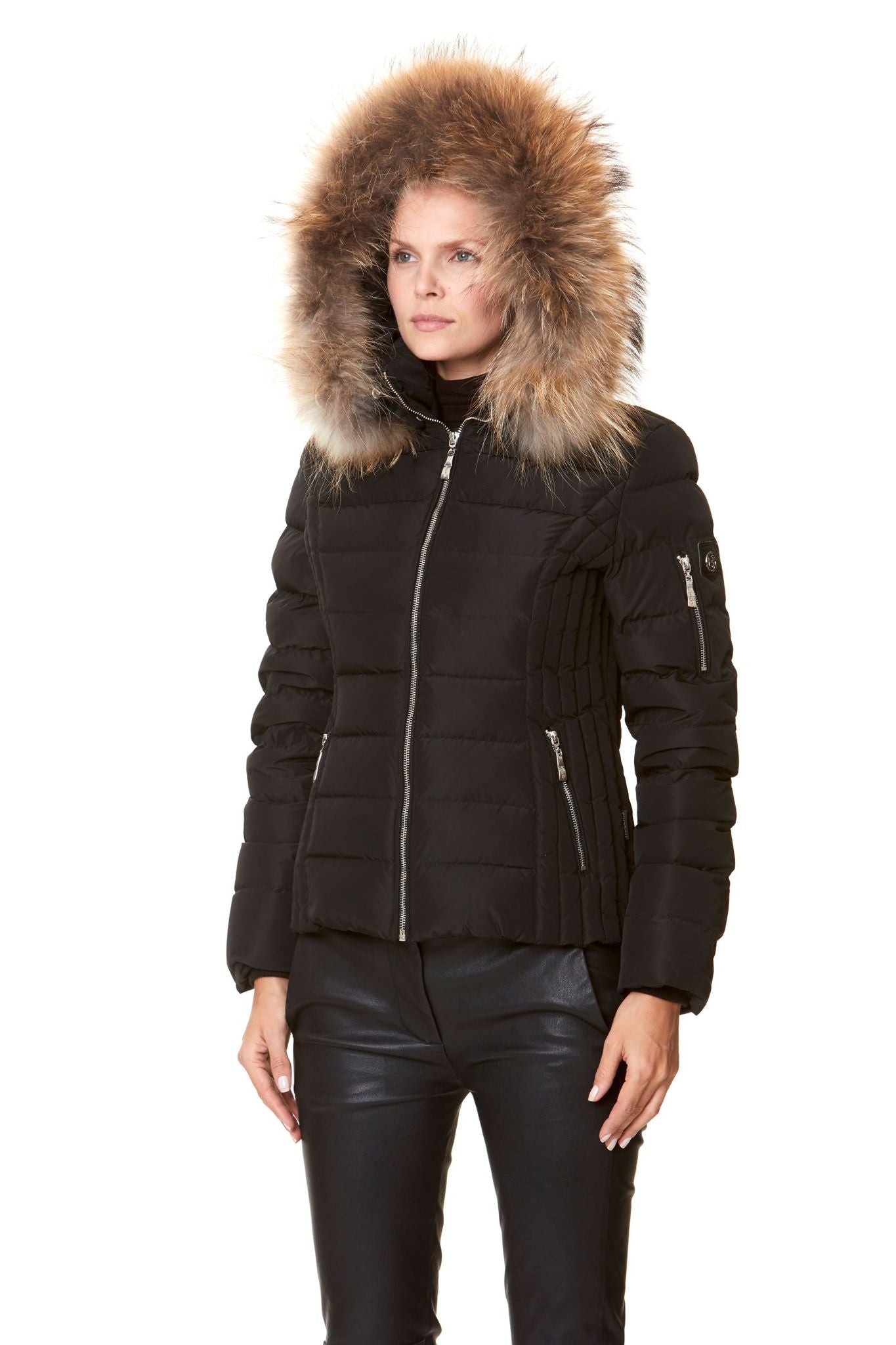 HOLLIES Meribel Dunjacka Svart