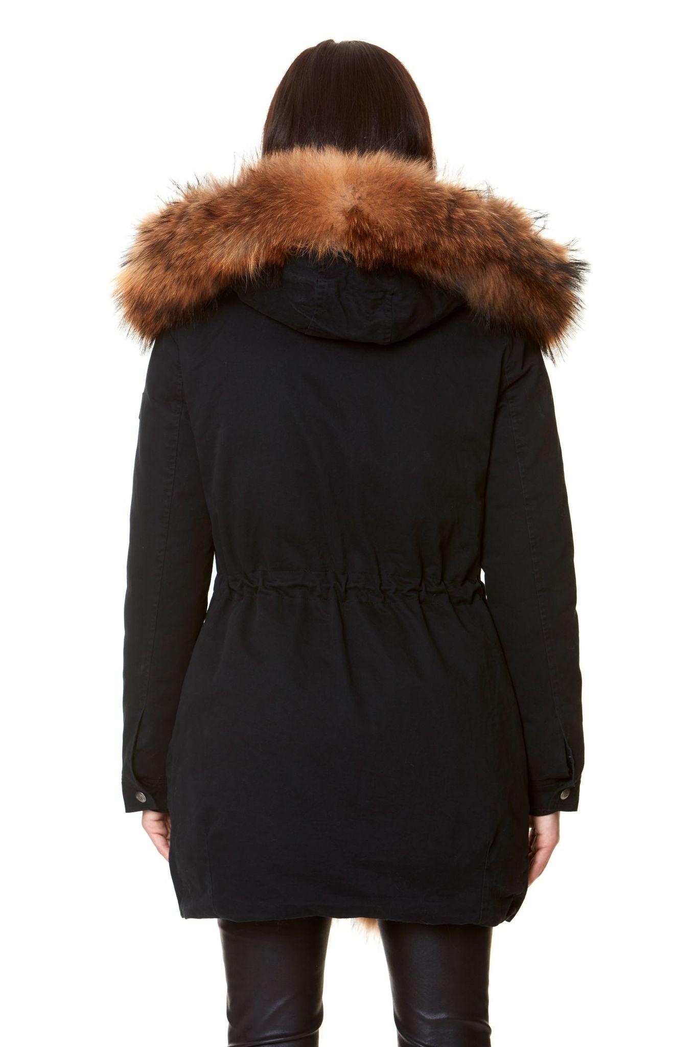 HOLLIES Milano Parkas Black/Nat