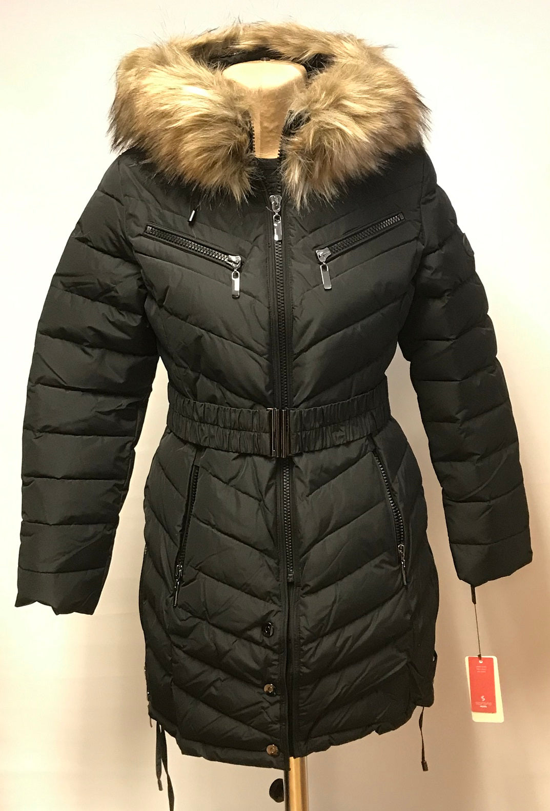 Roco Baroco Davos Jacka Svart/Natur