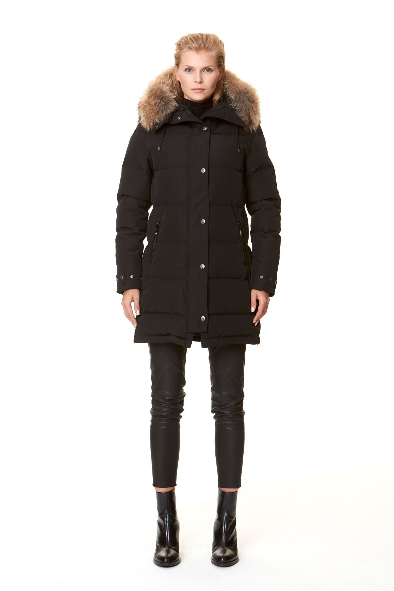 HOLLIES Subway Dunjacka Svart/Natur