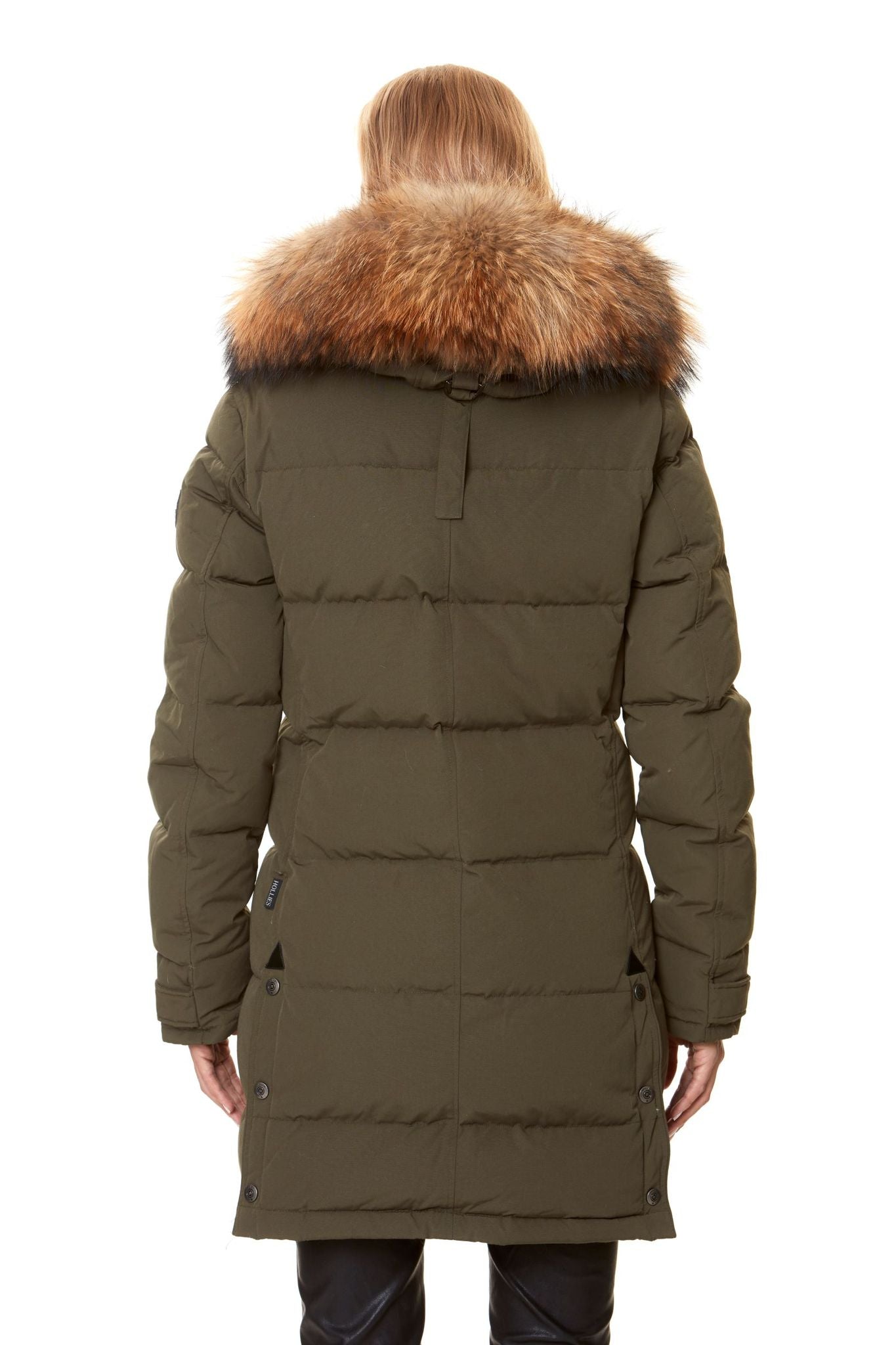 HOLLIES Subway Dunjacka Olive/Natur