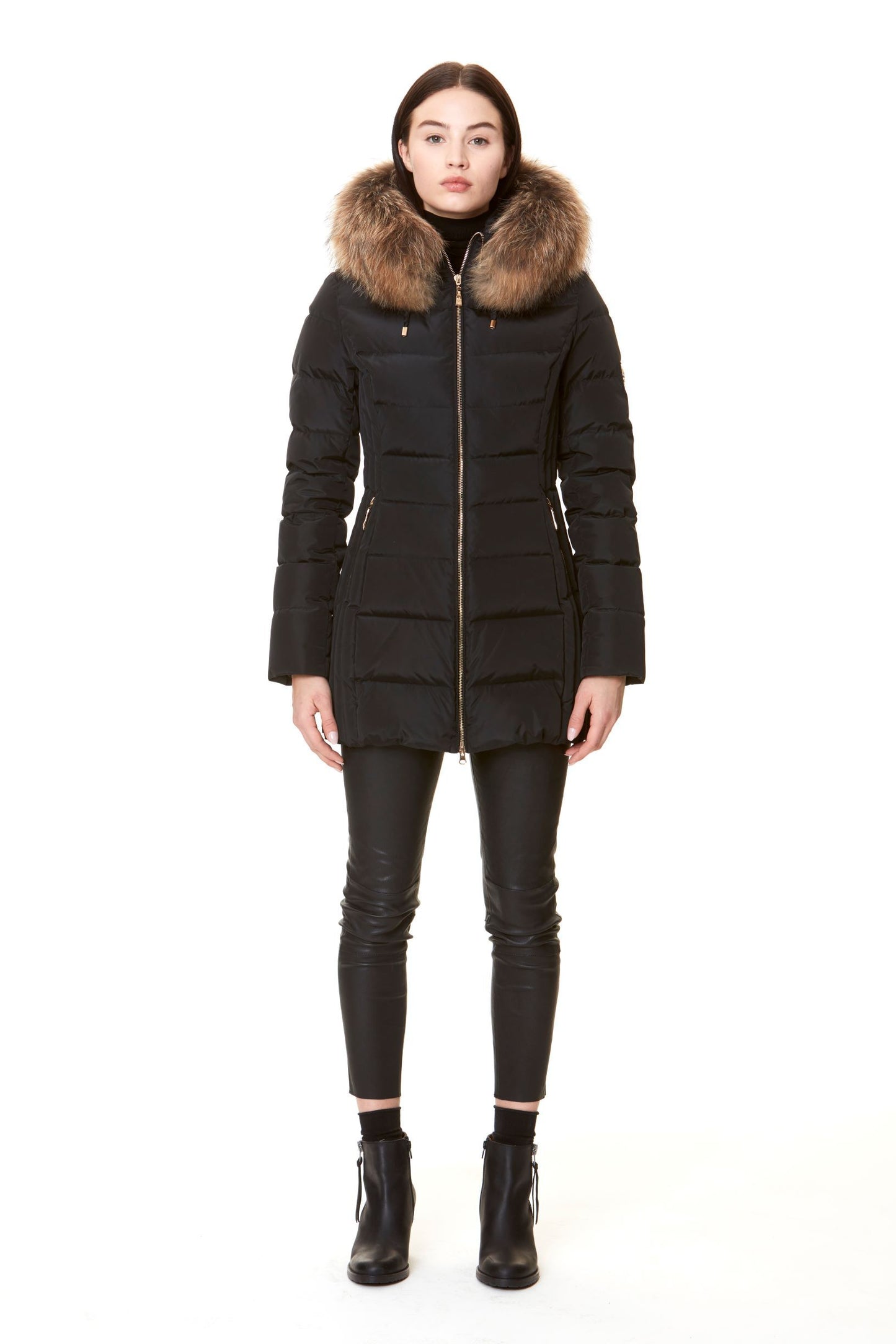 Tribeca Jacka Svart/Natur Gold