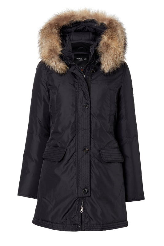 Winter Park Dunjacka Svart/Natur