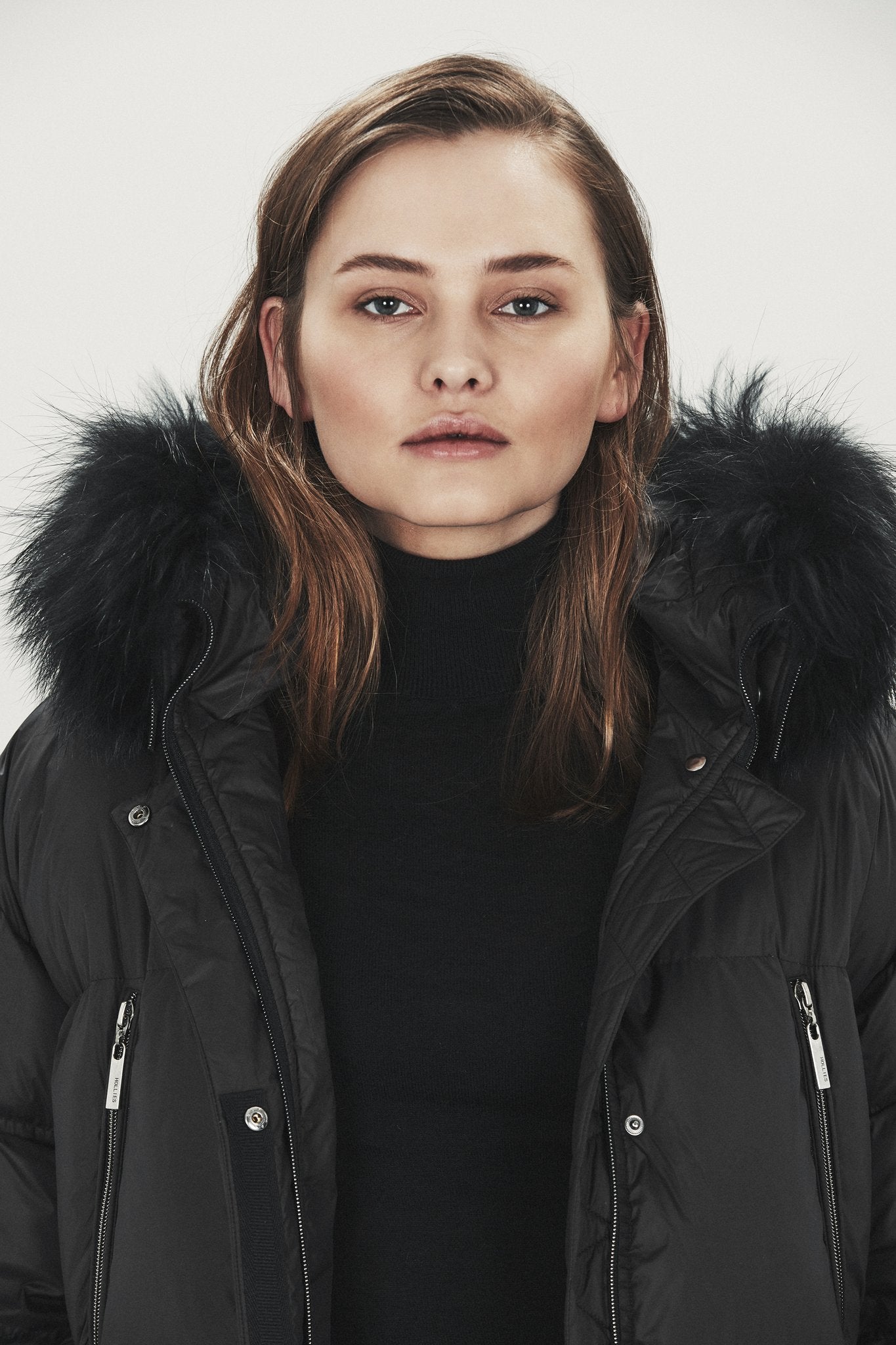 HOLLIES Marion Jacka Svart/Svart