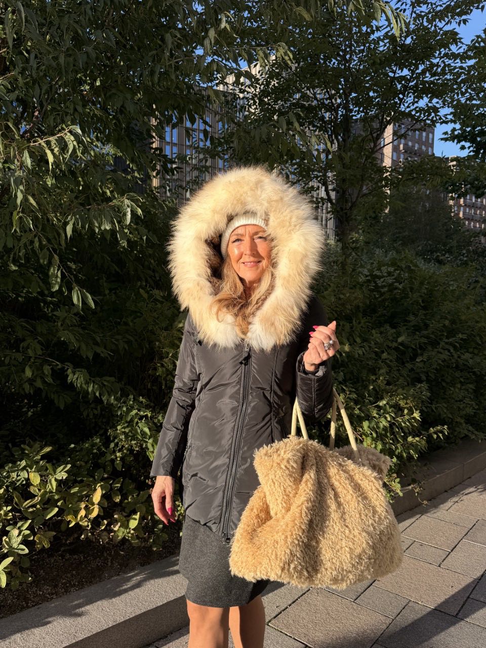Hollies New York Jacka Svart/Natur