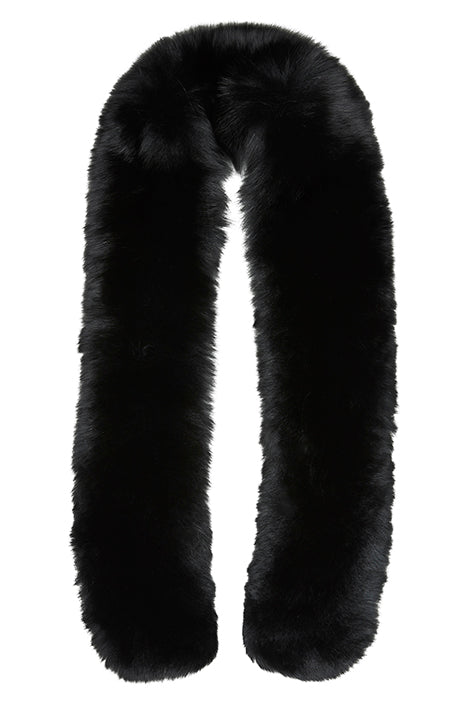 HOLLIES Collar Long Svart