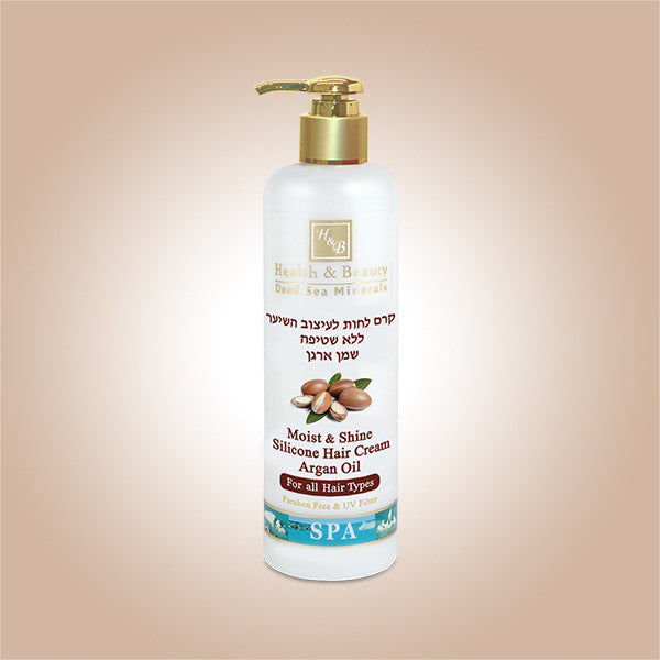 Silicone Hair Cream Argan Oil H&B