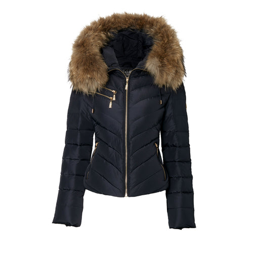 HOLLIES Chatel Jacka Navy/Natur