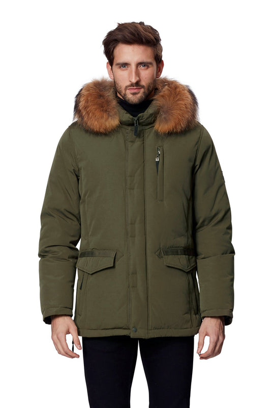 HOLLIES Daniel Men Olive/Natur