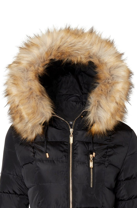 Standardkrage Fuskpäls Natur