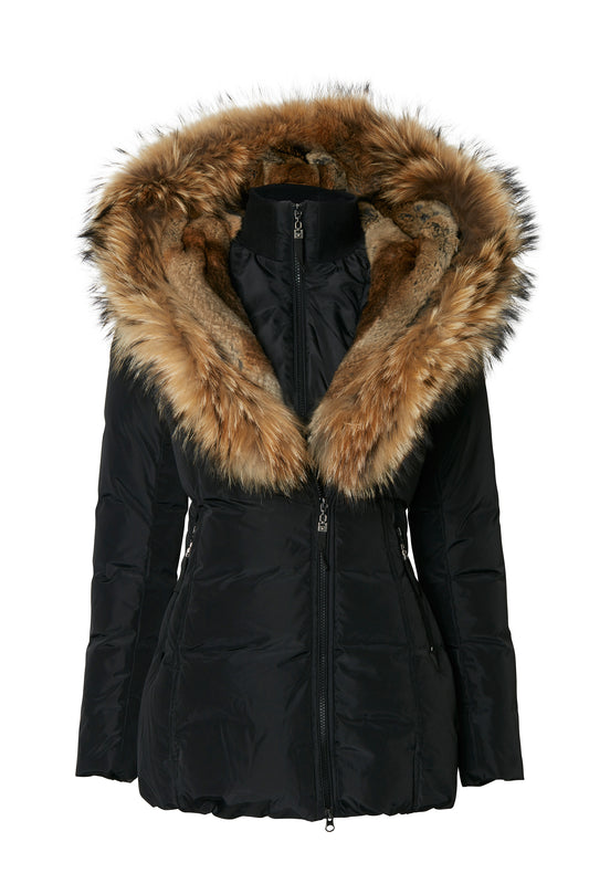 Hollies New York Jacka Svart/Natur