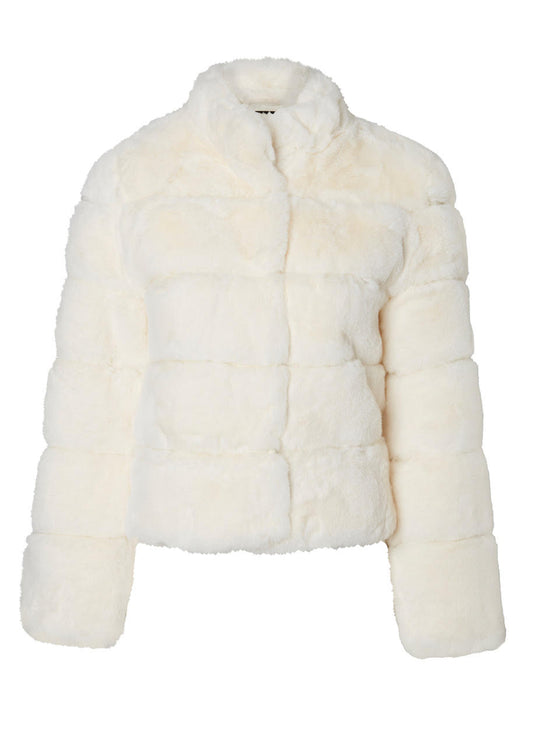 HOLLIES Linnéa Faux fur Vit