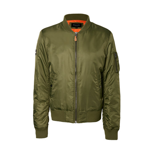 HOLLIES Mens bomber Grön