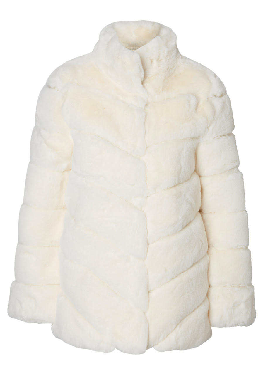 Saga Faux fur Vit